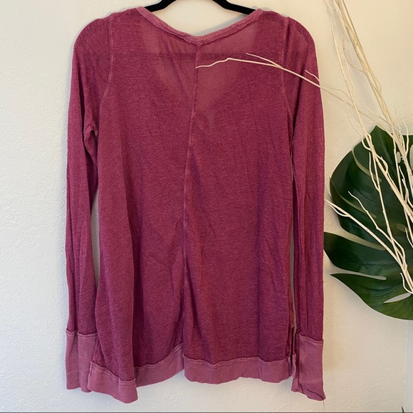 WE THE FREE lightweight henley style top - Picture 7 of 9